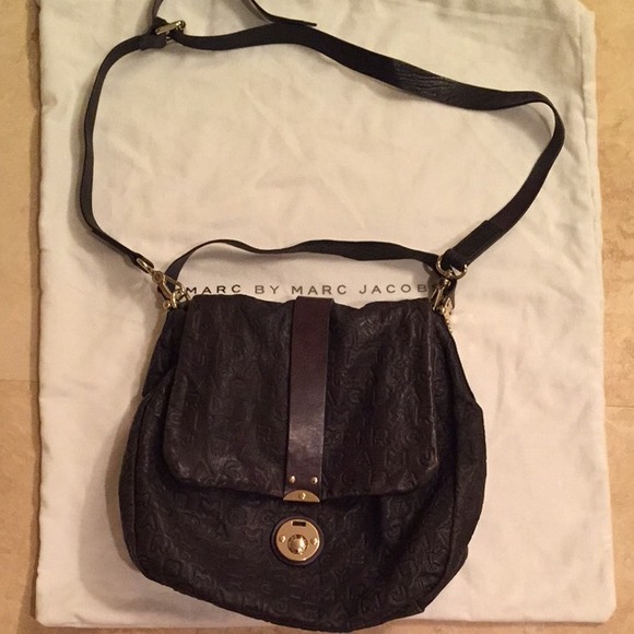 Marc by Marc Jacobs Embossed Navy hobo bag - Picture 4 of 4