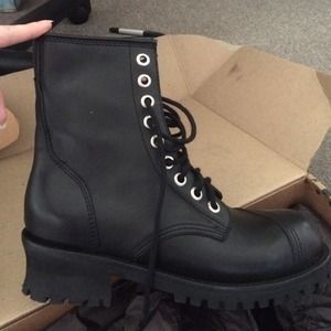 NIB NaNa combat boots!