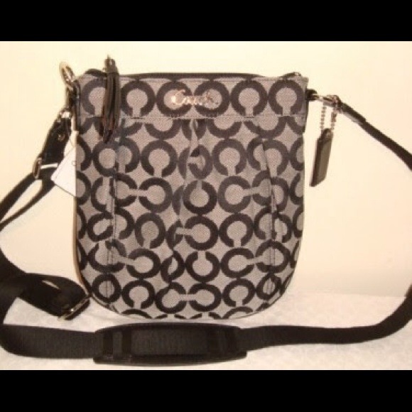 💯 Authentic Coach Parker black swing pack!!