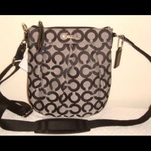 💯 Authentic Coach Parker black swing pack!!