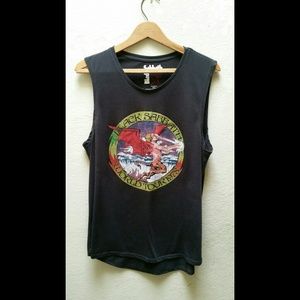 Gray Urban Outfitters black sabbath shirt