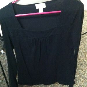 Ann Taylor Loft black long sleeve