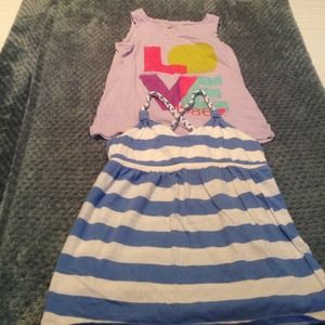 Girls Gap and Old Navy Tanks size 8