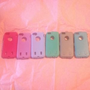 Lot of hybrid soft/hard iPhone 5c cases