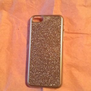 Glitter silver iPhone 5c case
