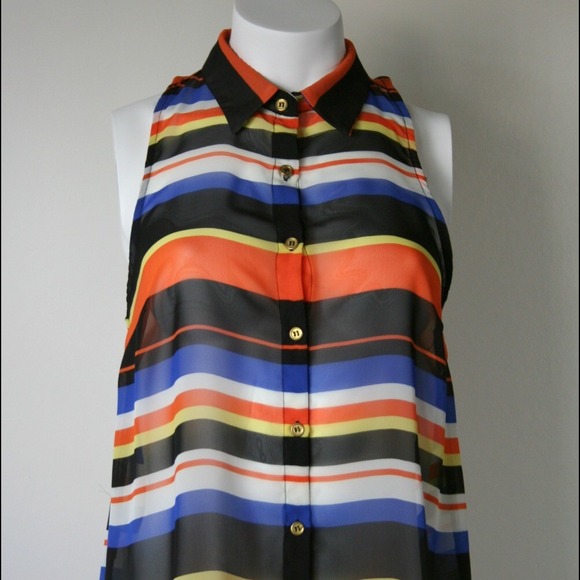 Nordstrom Tops - Ocean Breeze - Multi Colored Stripes Top Nordstrom Tops - Ocean Breeze - Multi Colored Stripes Top