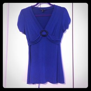 Cute blue dress top!