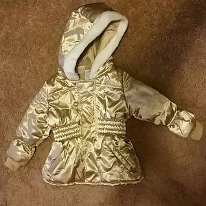 NWOT Gold toddler winter coat