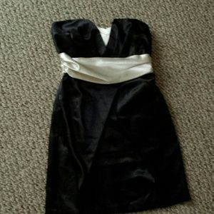 Black and white dress