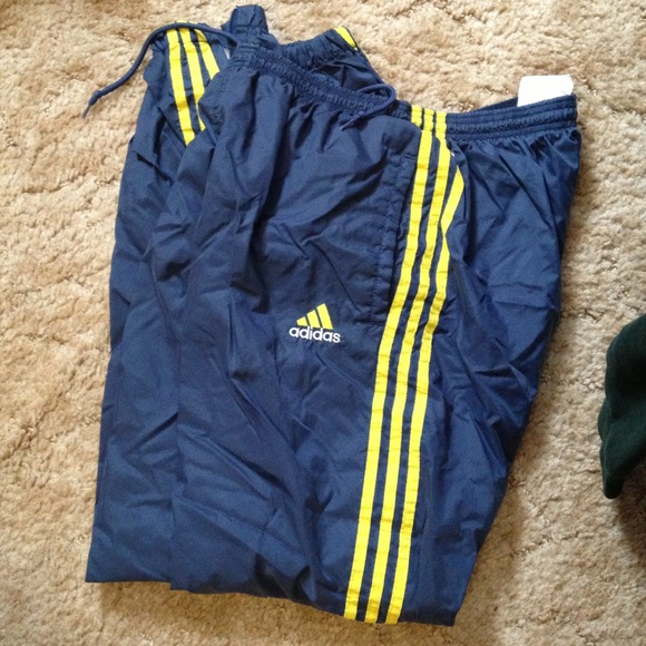 84% off Adidas Pants - Adidas wind pants from Teresa's