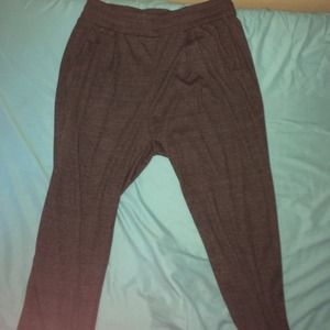 Dark green genie pants