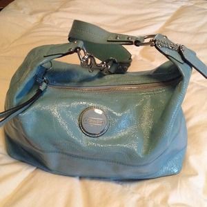 Coach Patent Leather Hobo Bag