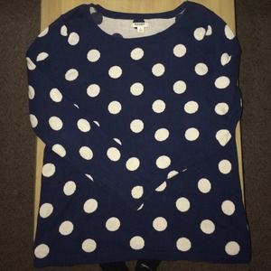 Oversized Polka-Dot Sweater