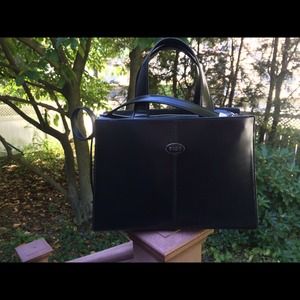 Tod's black shoulder/hand bag