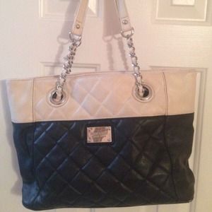 Nine West Color Block Quilted Tote