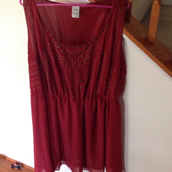 Rust colored dress