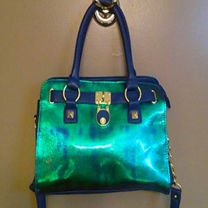 Royal blue with an ombre effect