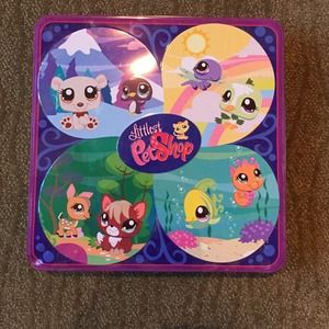 Littlest Pet Shop collection and container