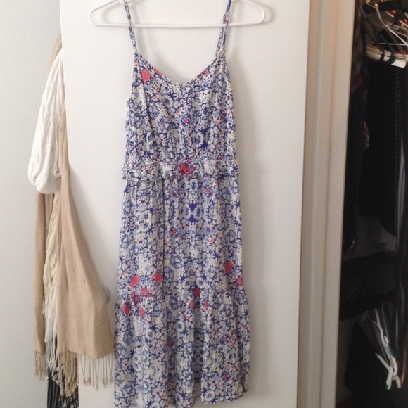 Blue flower Sun Dress