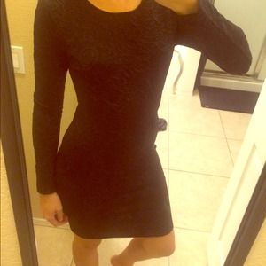 Black long sleeve dress
