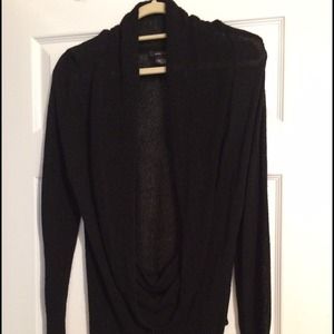 cowl-neck BCBG sweater!