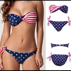 American flag bikini