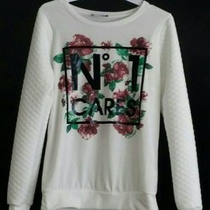 New cute no 1 cares women's sweater