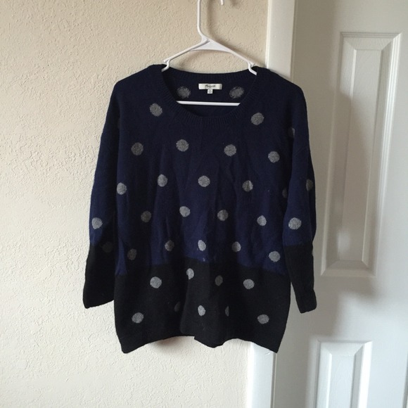 Madewell polka dots sweater