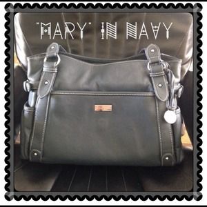 "Mary" Handbag in Navy