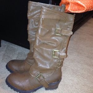 👢Brown knee high boots