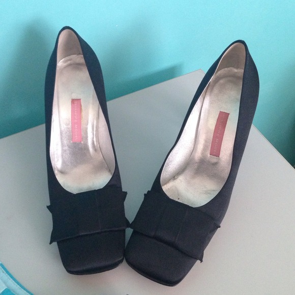 Philippe Model classic satin bow pumps Italy - Picture 3 of 4
