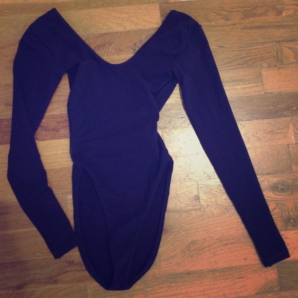 AA Deep purple leotard