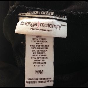 Maternity black trousers size M