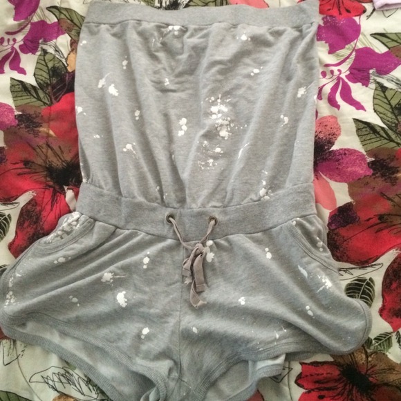 Grey short overall