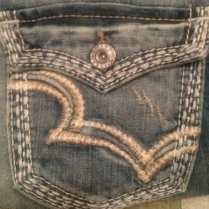 Big Star "Sweet" Ultra Low Rise Flare Denim