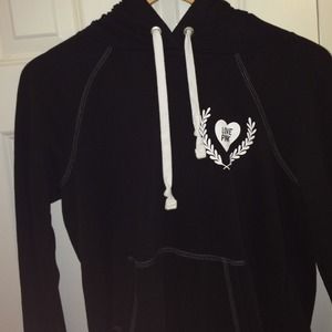 Victoria's Secret Pink black sweatshirt