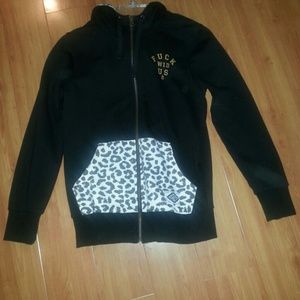 Crooks & Castles leopard sweater