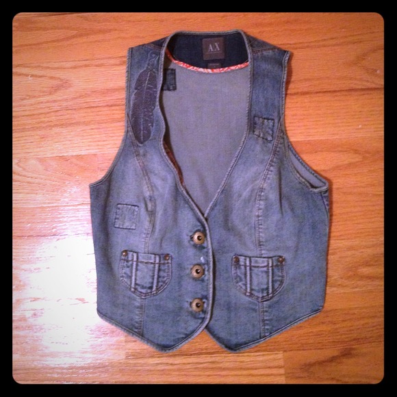 A/X denim vest