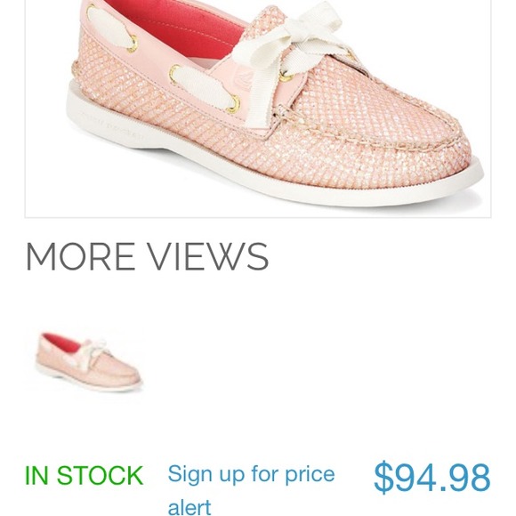 Rose glitter Sperry's 😃 - Picture 3 of 3