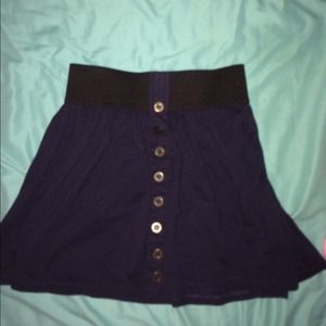 Navy skirt