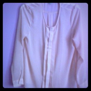 Baby pink sheer long sleeve