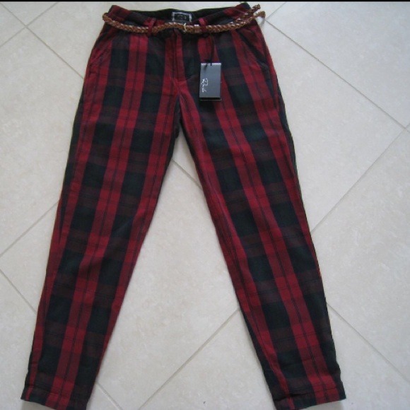 💢SOLD💢 NWT Anthropologie Rails Riley Plaid Pants - Picture 2 of 4