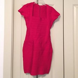 Red Bandage Bodycon Dress