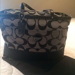 Coach Signature Diaper Bag