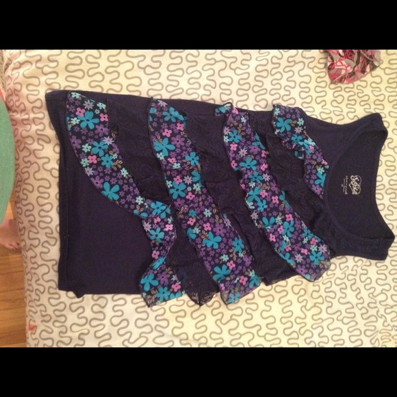 Justice Navy Blue Tank