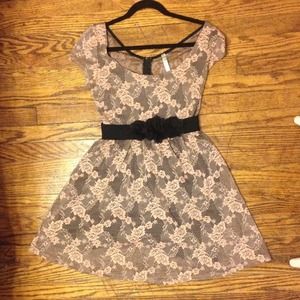 Francesca's rose lace dress