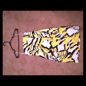 Strapless express dress