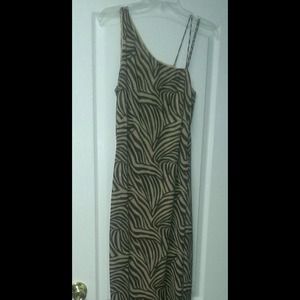 Floor length dress from cache