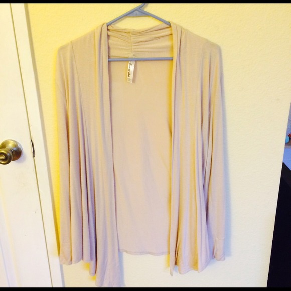 Tan cardigan!