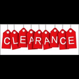 everything on clearance.offers accepted